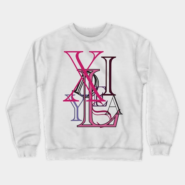 Dyslexia design Crewneck Sweatshirt by Quirkypieces